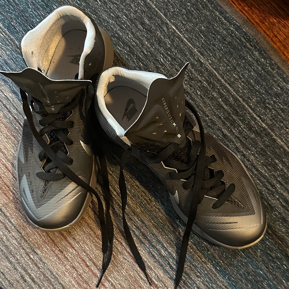 Black and Gray Hyperquickness Nikes